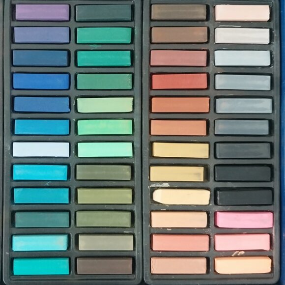 Faber Castell Lot Set 72 Mini Soft Pastel Sticks and Set 12 Pitt Pastel Pencils - Picture 8 of 14